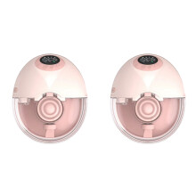 2X Bomba Tira-Leite Sem Fio Vestível com Design de Mamadeira Sem Fio Bomba Tira-Leite Manual com Flange de Silicone Vestível