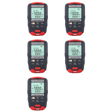 5X Optical Fiber Power Meter Fiber Visual Fault Locator 10 Wavelengths Sensitive Chip Accurate Measurement for Wiring D7