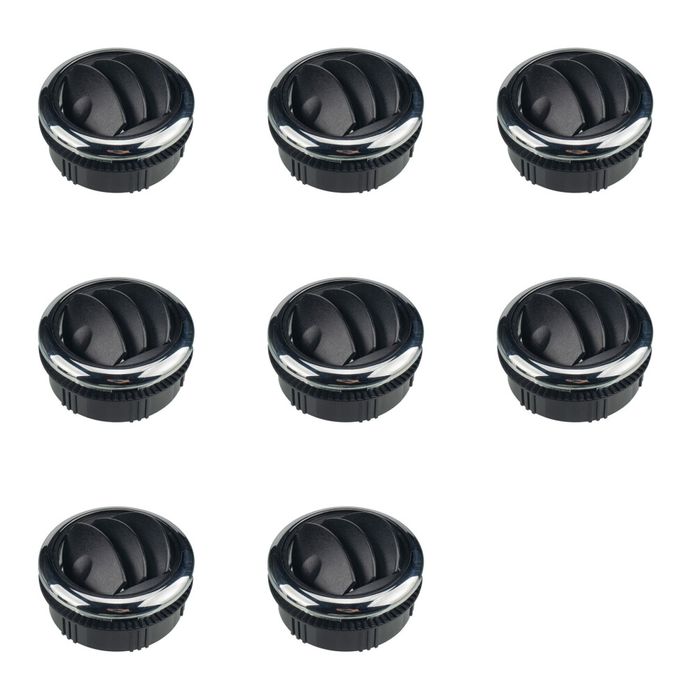 8X Knob Style 75Mm A/C Air Conditioning Outlet Vent (Î¦ 87 / 75/22Mm) For Rv Bus Car Boat 6032765416400