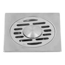 Stainless Steel Self Sealing Floor Drain for Kitchen & Bathroom, 272g
