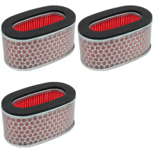 3X 17213-MBA-010 Motorcycle Replacement Accessories Air Filter for VT750 Shadow/400 1998-2003