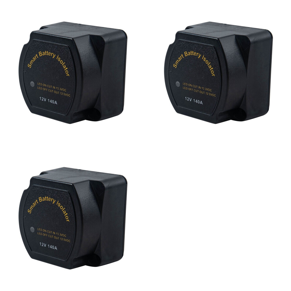 3X 12V 140 Amp Voltage Sensitive Relay Vsr Dual Battery Automatic Charging Relay Dual Battery Isolator 6033906209899