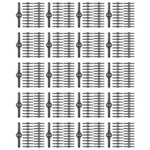 400Pcs Plastic Grass Trimmer Blades Lawn Mower Blade Cordless Trimmer Garden Tool Lawn Mower Trimmer Accessories