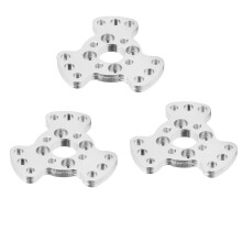 3-teiliger Aluminiumradadapter-Satz für Omni-, Mecanum- und VEX-Räder, 14 mm