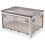 Foldable Storage Box with Wheels Large Capacity Transparent Stackable Waterproof for Closet Use and Home Organization E 1