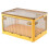 Foldable Storage Box with Wheels Large Capacity Transparent Stackable Waterproof for Closet Use and Home Organization D 1
