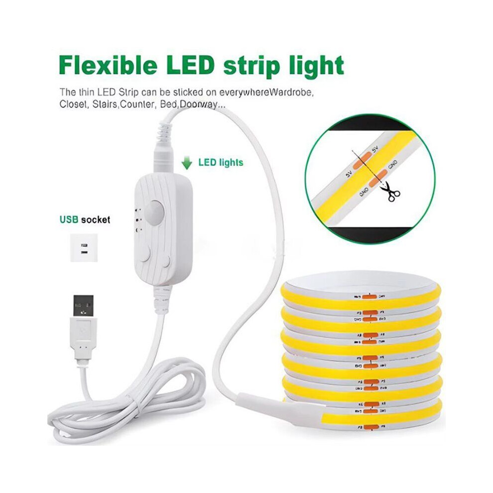 Motion Sensor Strip Usb Powered Rechargeable Motion Activated Led Closet Strip For Staircase Closet Cabinet Light 6032765418336