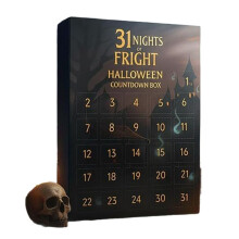 Coffret Compte à Rebours Halloween 31 Nuits D'Effroi - Calendrier de L' 2025 avec 31 Figurines Effrayantes et Poupées D'Horreur à Collectionner