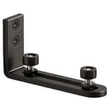 Wall-Mounted Barn Door Floor Guide Double Wheel Easy Installation Barn Door Swing Stop Adjustable Carbon Steel
