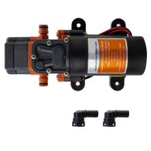 DC12V 40PSI Motorhome Booster Diaphragm Pump Boat Self-Priming Pump,High Pressure Cleaning,Irrigation,Beverage Machine