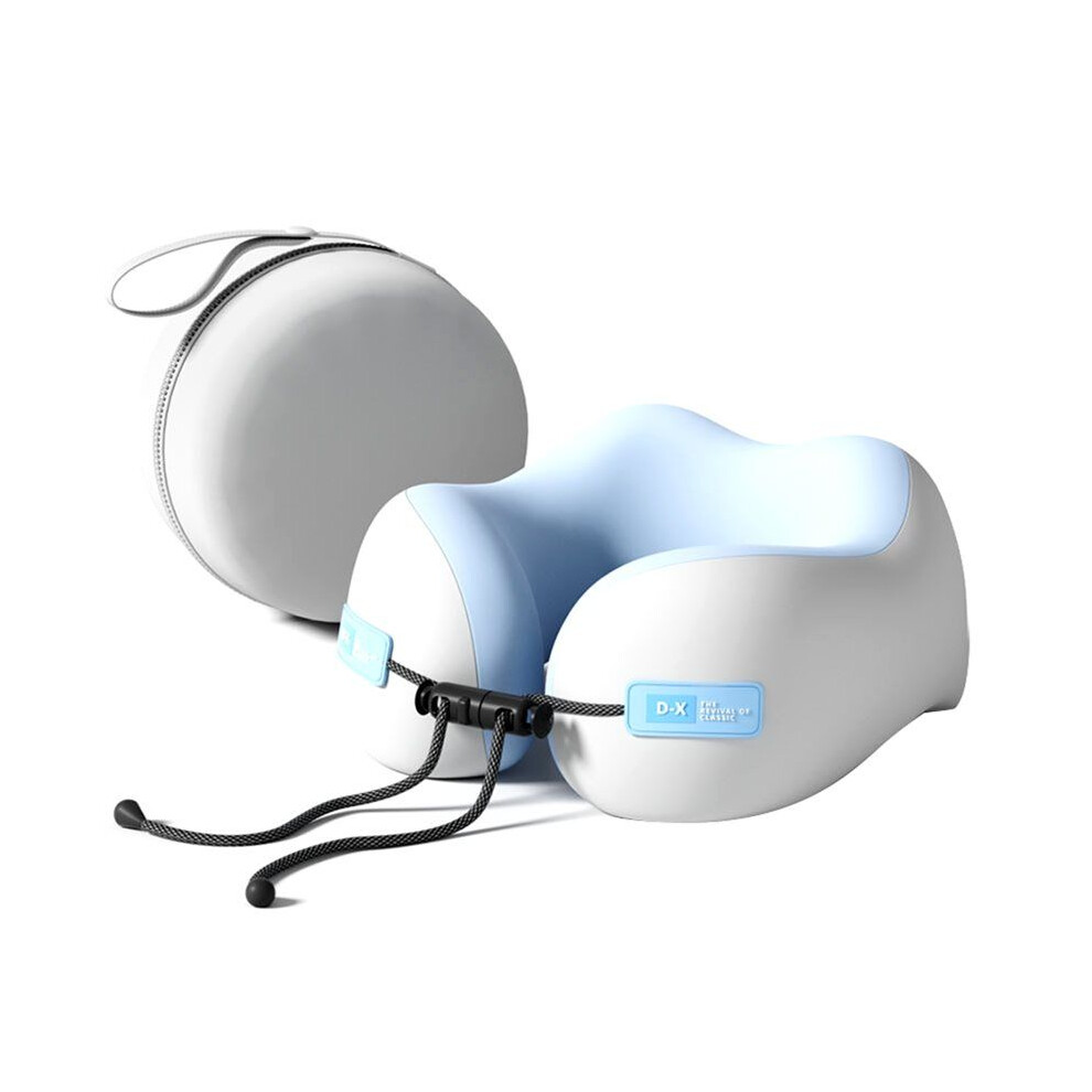 Tlily Massage Neck Pillow U-Shaped Memory Foam Neck Pillow Sleep Soft Travel Pillow Cervical Spine Care Bedding