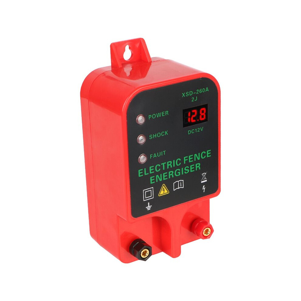 10Km Electric Fence Waterproof Voltage Display Livestock High Voltage Pulse Controller High-Decibel Lcd Eu Plug 6033428299590