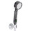 High Pressure Handheld Bathroom Shower  Water Saving Showerhead Adjustable Gush Digital Temperature Display Black 2