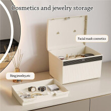 New Three Digit Password Lock Safe Box Two Layers Lockable Lock Box Privacy Security Large Capacity Storage Box Home L