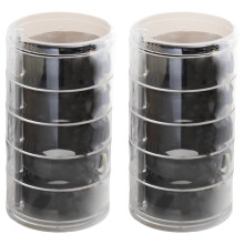 Rotating Multi-Layer Belt Organizer - Transparent Display Case for Women'S Belts, Necklaces & Jewelry-Contemporary Style