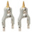 4PCS Copper  Kelvin Test Clip Bridge Test Clip Microresistivity Clip Test Clamp Testing Instrument Accessories 2