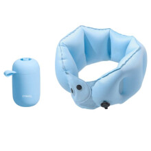 Etravel U-Shaped Inflatable Neck Pillow Manual Inflation Ultralight Inflate Ring Neck Pillow Portable Travel Pillow Outdoor