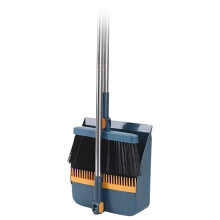 1 Set Household Broom and Dustpan Set Durable Sweeping Broom and Dustpan with Long Handle for Home Office School Dorm