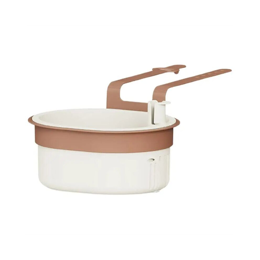Sink Hanging Strainer Basket Openable Bottom Cover Detachable, Multifunctional Drain Garbage Filter Kitchen Bas White 6032653232280