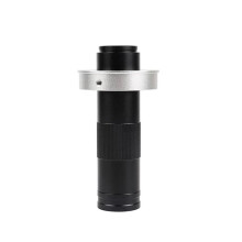 150X Magnification Adjustable Microscope Lens for C-Mount Digital Microscope Camera USB Adjustable Magnification