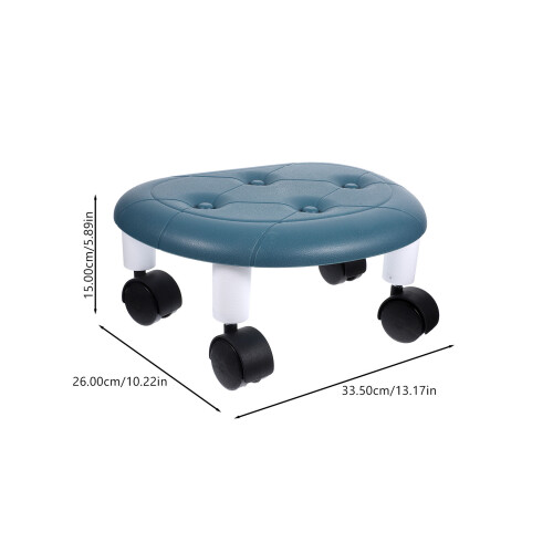 Ergonomischer Rollhocker Mit Quadratischem Sitz 33,5 X 26 X 15 Cm 1