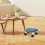 Ergonomischer Rollhocker Mit Quadratischem Sitz 33,5 X 26 X 15 Cm 11
