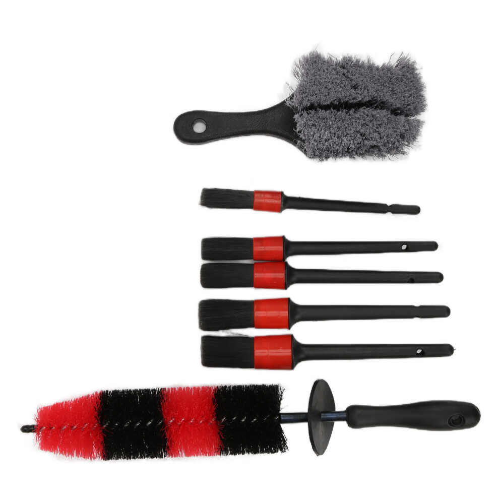 7Pcs Car Detailing Brush Kit For Interior Exterior Washing Waxing Cleaning Dust 4691391465552