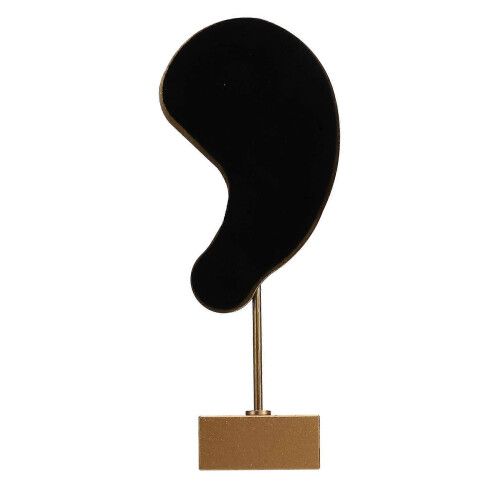 Earring Display Stand Microfiber Earring Holder Ear-shaped Ear Clip Stud Jewelry Display Organizer