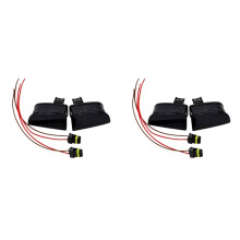 4X Car Rear Mirror Side  Assist Light Indicator Lamp with Wire Harness for  B8 Variant 15-16 3GD949145
