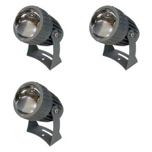 3X Outdoor LED Garden Wall Spotlights 10W Landscape Lighting AC220V IP65 Waterproof One Spotlight White Light