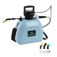 (Blue 8L) Water Sprayer Bottles Multiple Nozzles Cordless Electric Garden Pump Sprayer Green 5l