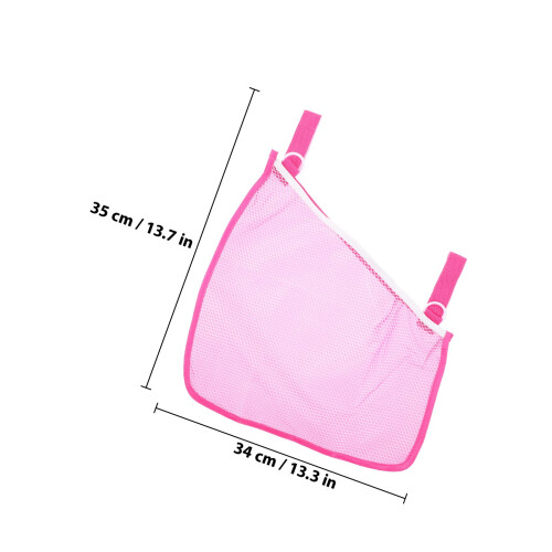 2St Zwarte Babybuggy Mesh Opbergtas, Draagbare Polyester Hangzak 1