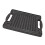 BBQ Grill Plate Cast Iron Rectangular Even Heating Grilling Plate for Meats Seafood Vegetables 3