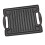 BBQ Grill Plate Cast Iron Rectangular Even Heating Grilling Plate for Meats Seafood Vegetables 5