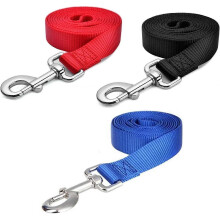 (3pcs) Pet Dog Training Leash Strong Durable Nylon Lead, Traction Rope, 5 Feet Long for Puppy Kitty Rabbit Training or Walk 3 Pack Set