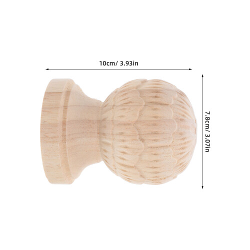 Houten Trapleuning Eindstuk Ananas Diy Spindels Bedpost 2