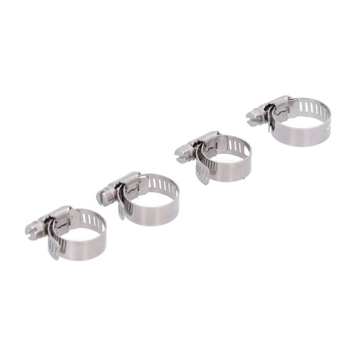 4Pcs Hose Clamp MultiFunction Iron Width Adjustable Tube Fastener Clip Accessory 2