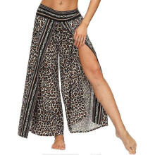Women's Split Wide Leg Yoga Pants Boho Patterned Hippie Baggy Trousers