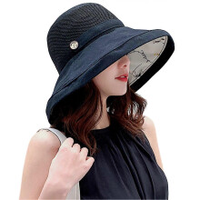 (Black)Women Mesh Sun Hats Summer Beach Uv Protections Summer Hat For Outdoor Sports Hiking