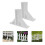 2Ud Accesorios De Valla De Madera Base Estable Y Práctica Para Jardín 8