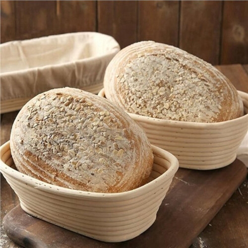 5X Woven Bread Fermentation Basket Drying Storage European Style Fermentation Basket 2