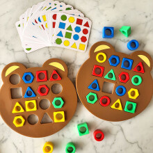(Double) Color Shape Sorting Game - Safe Kids Educational Toy