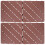 4Pcs Coffee Interlocking Plastic Deck Floor Tiles for Garden Balcony 2