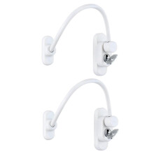 2PCs child locking window safety lock children baby children safe cable closure for public and commercial applications at home with wrenches