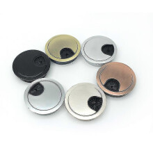 (53mm, Matte Black) KINCJON Desk Wire Hole Cover Computer Tidy Grommet Table Cable Outlet Port Surface Line Box Table Cable Hardware