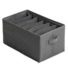(Extra Large 6 grids) KINCJON Foldable Fabric Storage Boxes Closet Organizers And Storage Bins For Wardrobe Shelf Under Bed