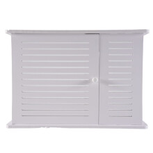 Wireless Wifi Router Storage Boxes Wooden Box Cable Power Wire Bracket Wall Hanging Plug Board Shelf -Single Door