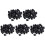 Rubber Caps 200-Piece Black Rubber Tube Ends 10mm Round 2