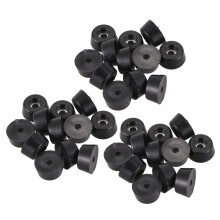 Moebel Rutschfest Konische Gummifuesse Unterlegscheibe 22mm x 10mm 36 Stueck