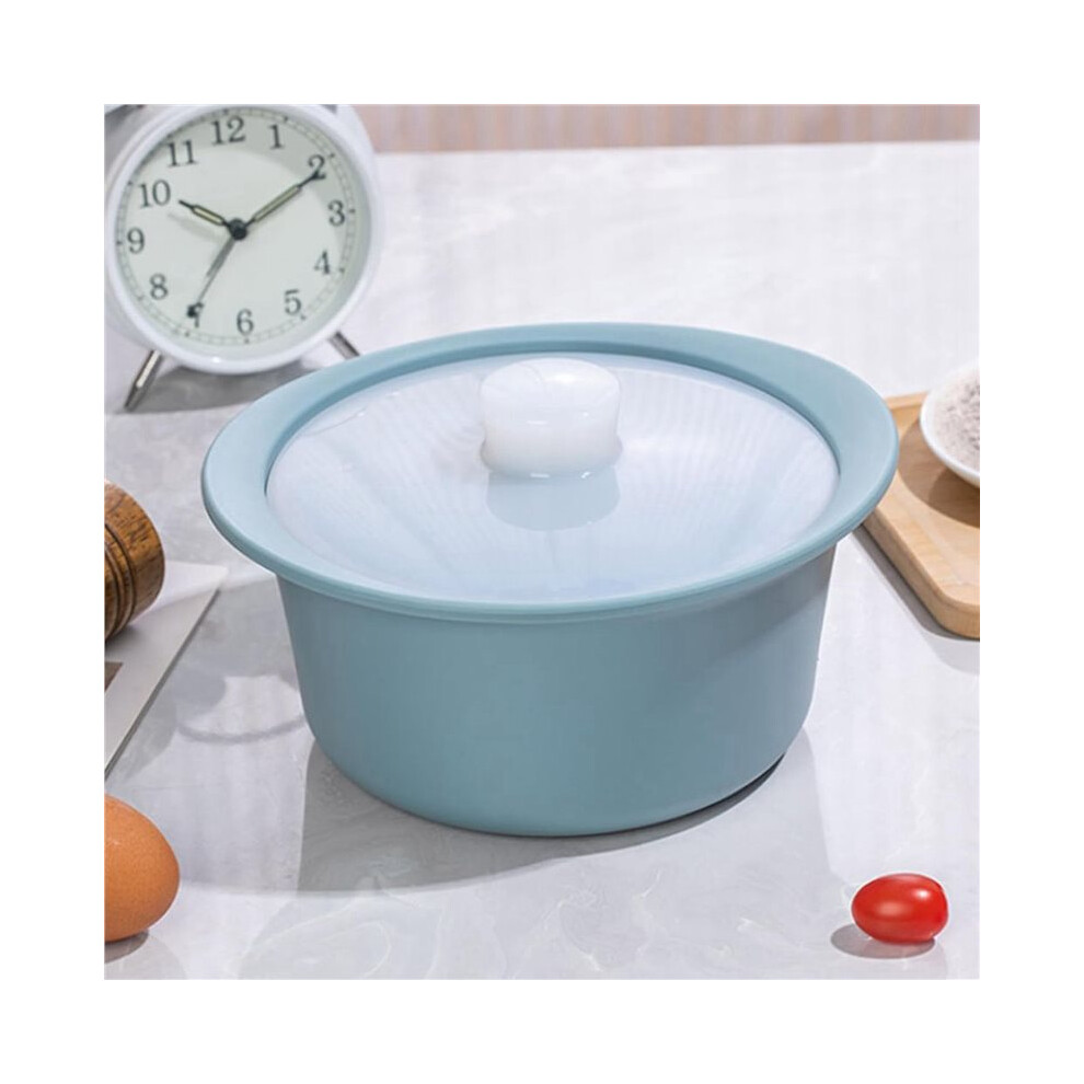 2X Silicone Microwave Steamer Pot with Handle & Lid-Grade Steamer Bowl, Heat-Resistant Cooker , Dishwasher Safe